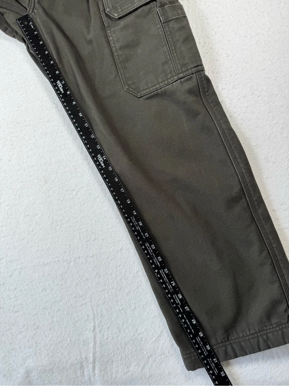 Duluth Trading Co Fleece Lined Pants Men’s 38x30 Brown Utility Workwear